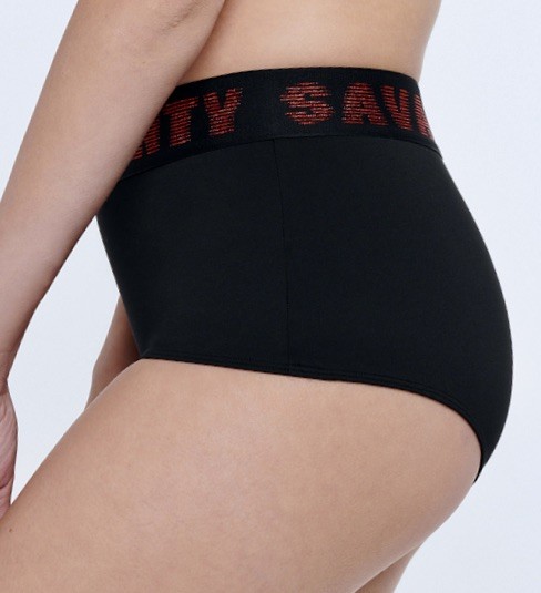 SAVAGE X FENTY Forever Savage X Black Red Booty Short Panty Womens S M L Plus 1X