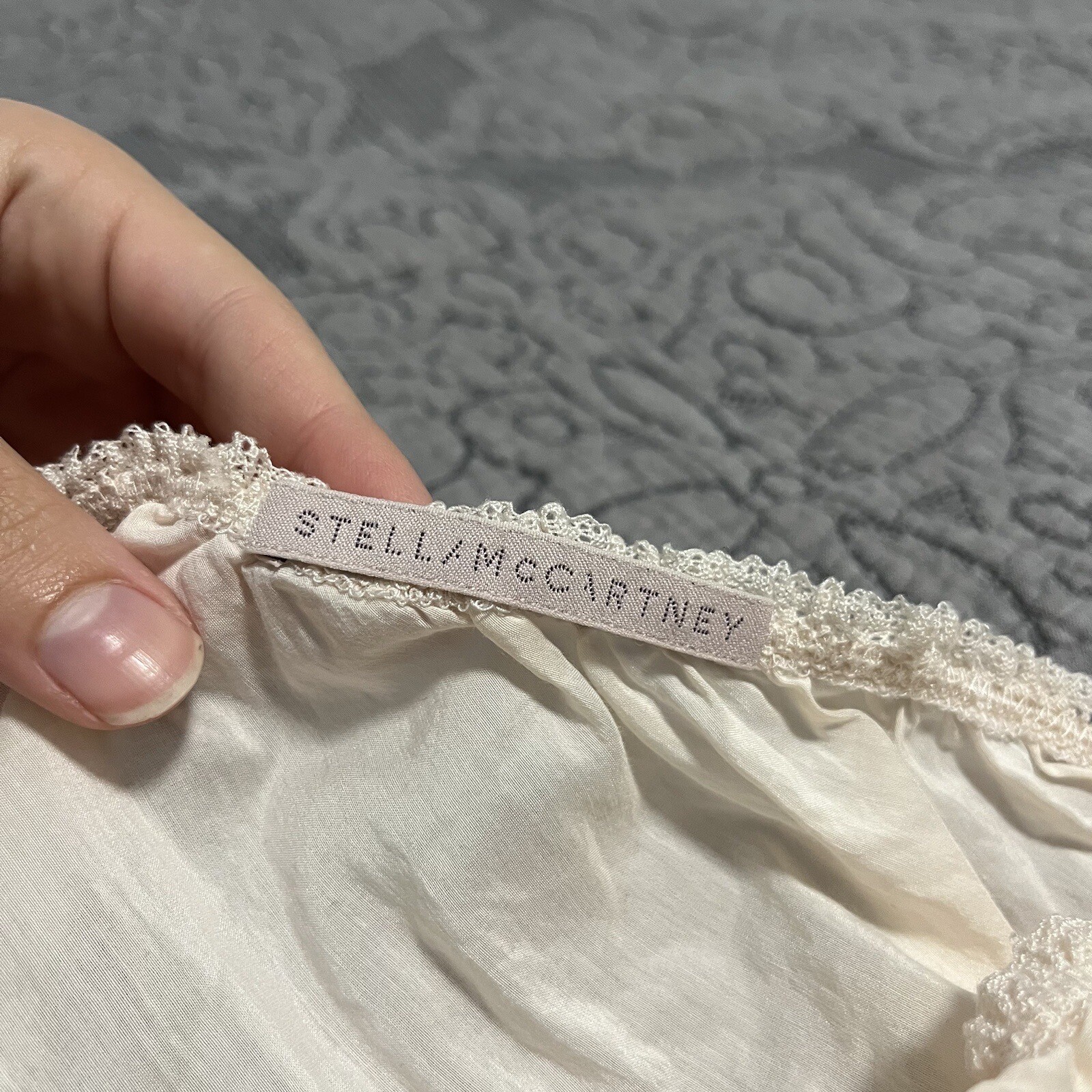 Stella McCartney London Embroidered Ruffle Bikini Underwear
