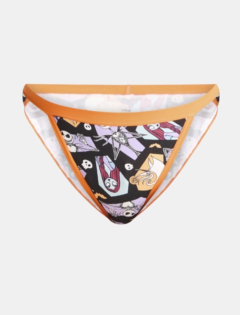 Nightmare Before X-Mas Women’s Halloween String Bikini Panties, 3-Pack, L(12/14)