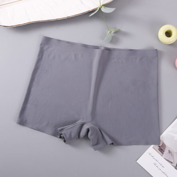 3 Packs Womens Seamless Boy Shorts Ice Silky Boxer Shorts Panties Underwear