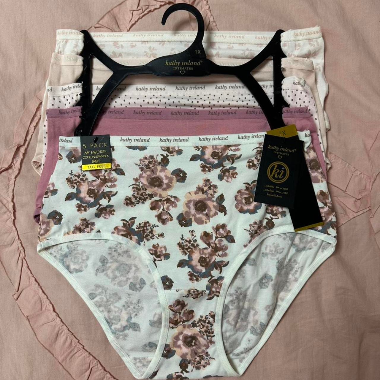 NWT Kathy Ireland Intimates variety print high waisted underwear pack of 5.