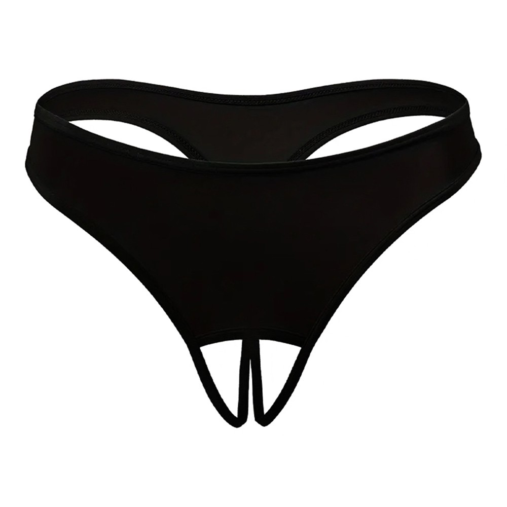 Women Lace Panties Crotchless Underwear Thongs Lingerie G-string Floral Briefs~
