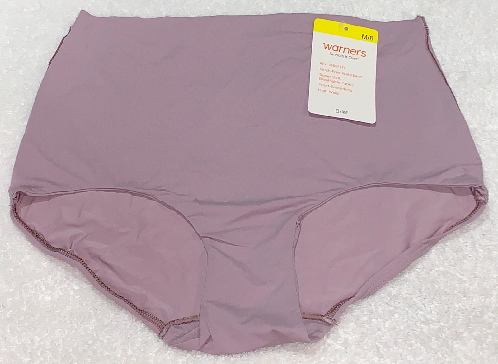 WARNERS Smooth It Over Nirvana Purple Modern Brief Panty Wmn M 6 L 7 XL 8 2XL 9