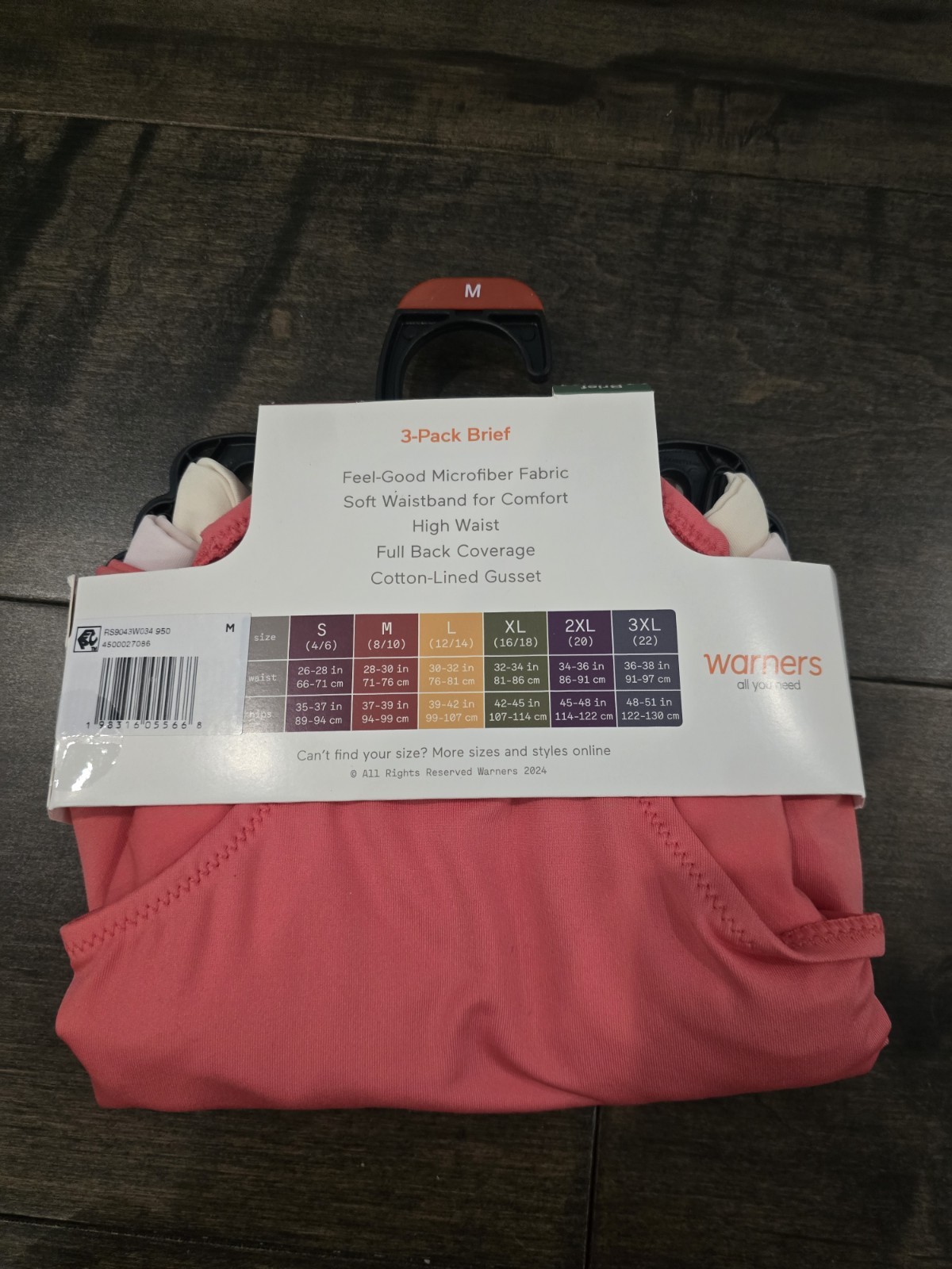 Warner’s Panties Lot 3x 3-Pack Medium Brief Microfiber Tummy Smoothing NWT