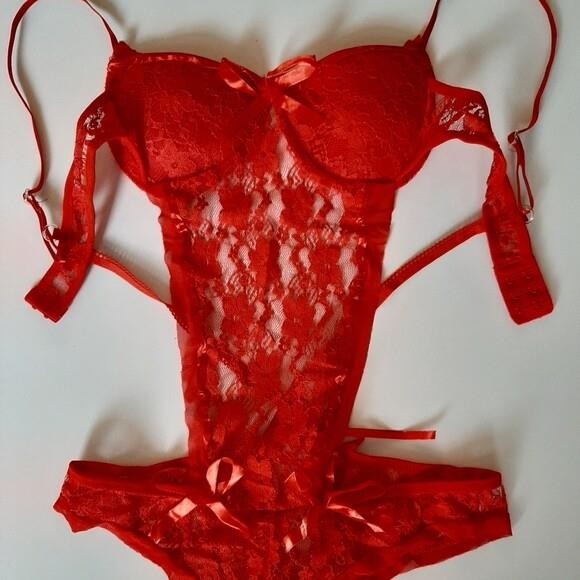 Women Sexy Lingerie Sleepwear Bodysuits Underwear Lace Dress G-String Nightwear