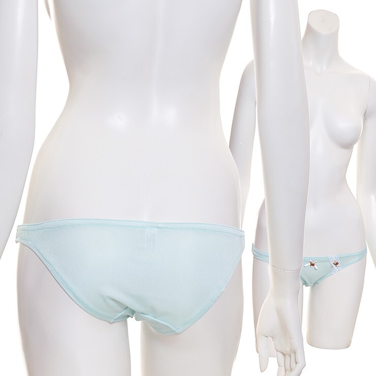 Japanese Teen’s 3 Bows Laced Kawaii Low-rise Bikini Panties made in Japan L863