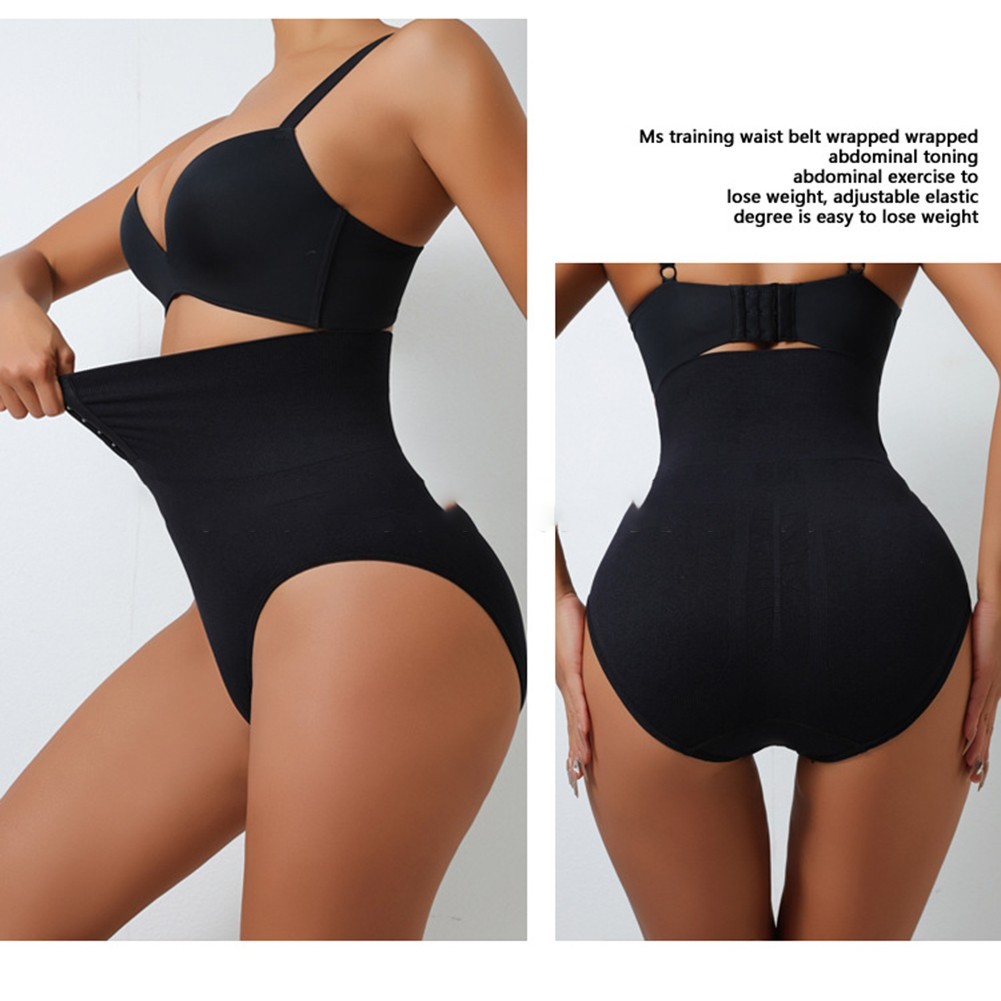 Functional Womens Plus Size Waist Pants with Buttoned Hip Lifting for Comfort