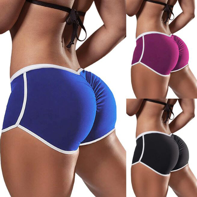 Sexy Womens Girls Boyshorts Low Rise Boxer Shorts Panties Sports Yoga Underwear