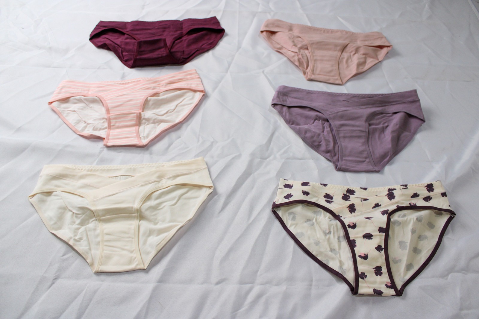 Intimate Portal Women’s Postpartum Panties 6-Pack EH6 Floreus Small NWT