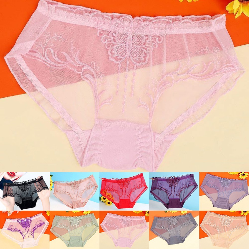Hot New Women Knicker Sexy Sheer Panties Ultra-thin All Seasons Female