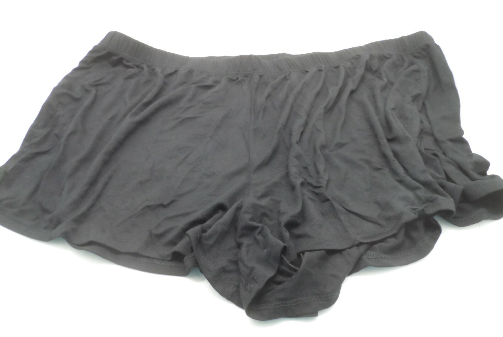 Adore Me Women’s Cozy Sleepwear Boxer Boy Shorts Panties 577X Black 1X