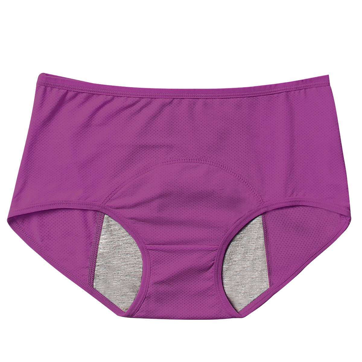4pcs Womens Menstrual Period Leak-Proof Briefs Cotton Panties Knickers Underwear