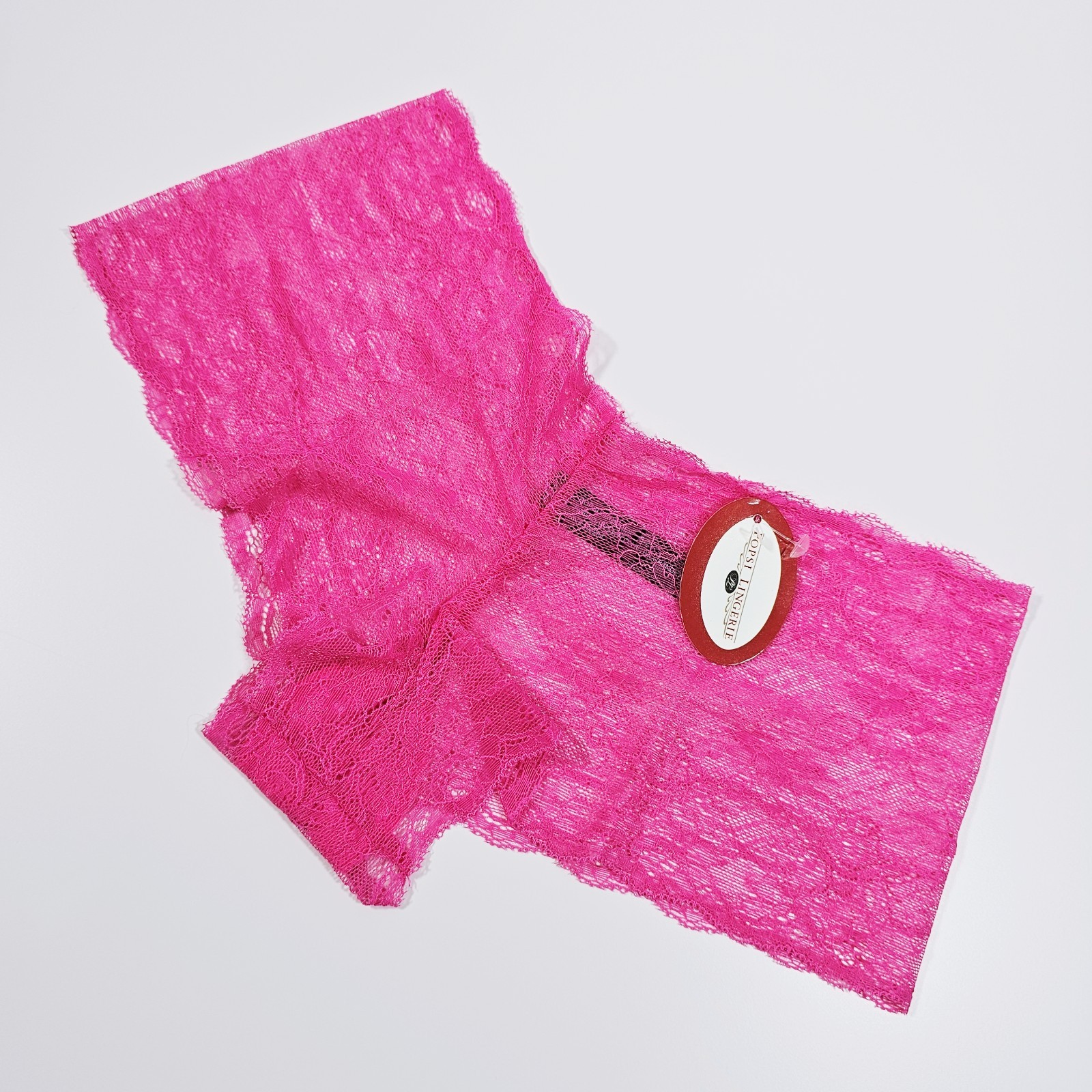 Popsi Lingerie Hot Pink Floral Lace Boyshort Panties Size S