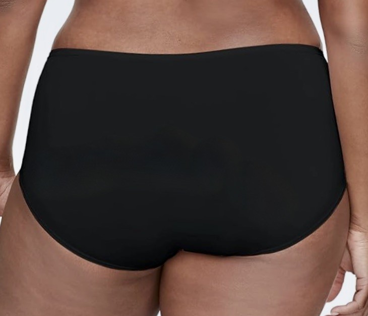 WARNERS Smooth It Over Black Modern Brief Panty Womens Sz M 6 L 7 XL 8 2XL 9