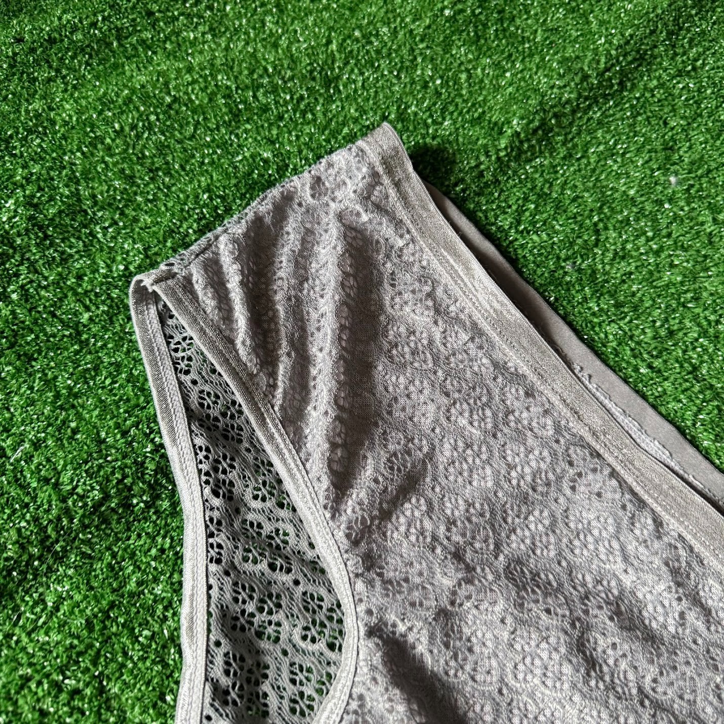 True by Rue21 All over Lace Gray Boyleg Underwear Panty Plus Size 22/24 NEW