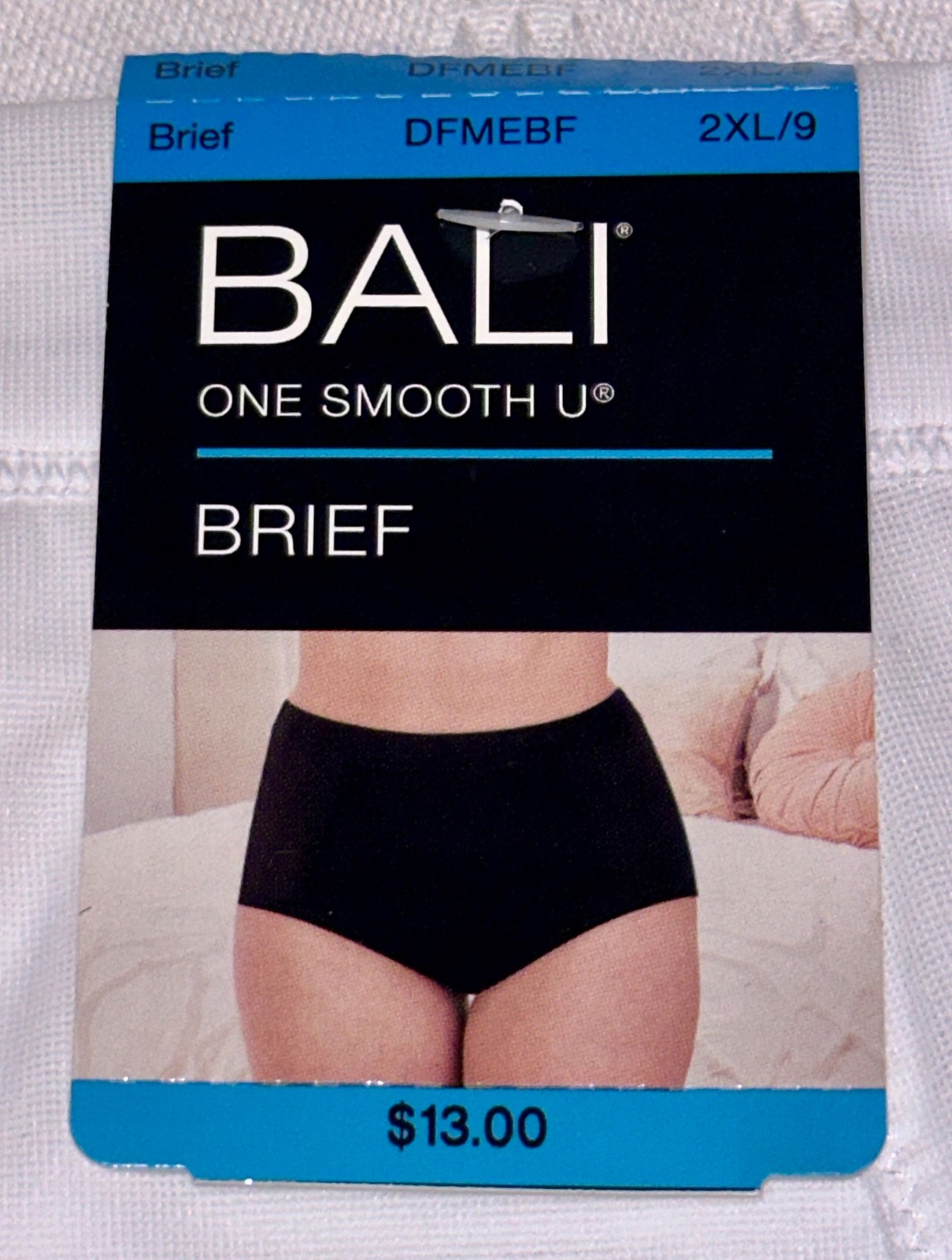 BALI One Smooth U Second Skin Micro White Brief Panty Womens Sz S 5 L 7 XL 8 2XL