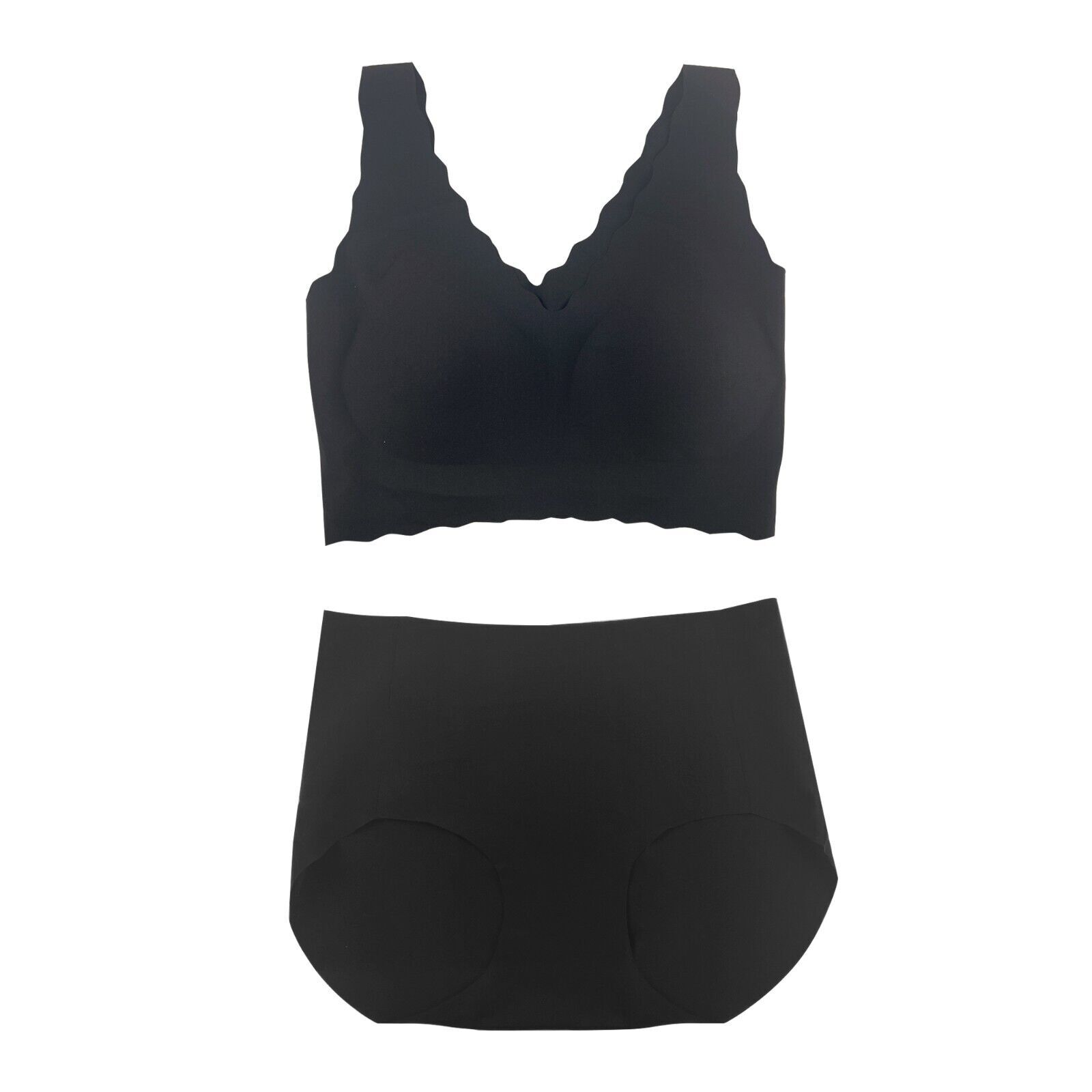 Womems Bra Wireless Bra Solid Color Seamless Comfort Breathable Latex Seamles