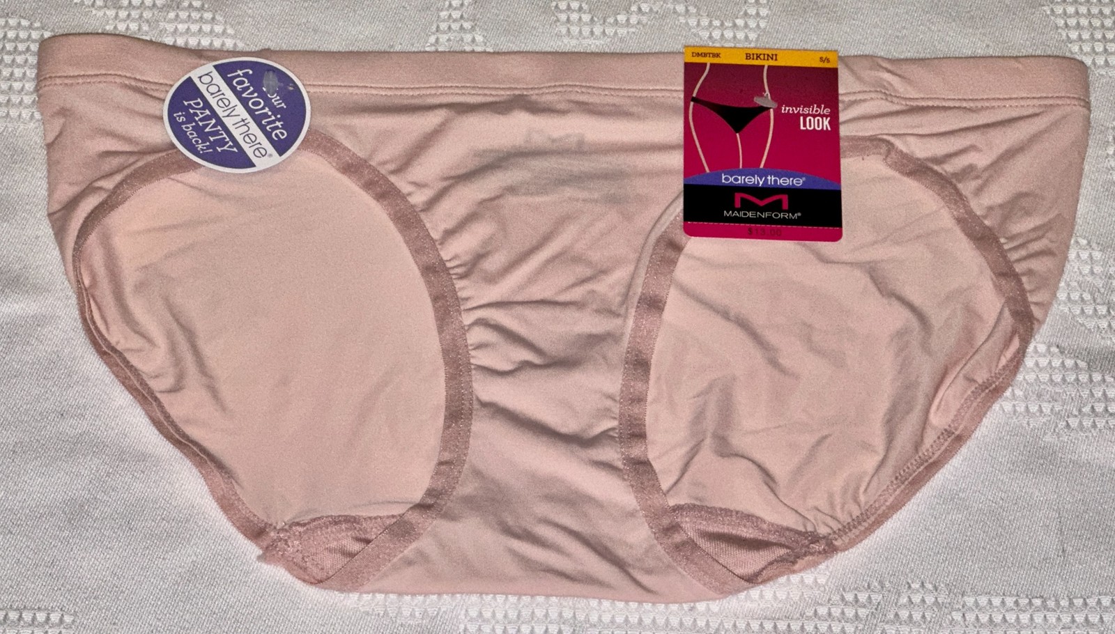 MAIDENFORM Barely There Invisible Look Paris Nude Bikini Panty Women S 5 L 2XL 9