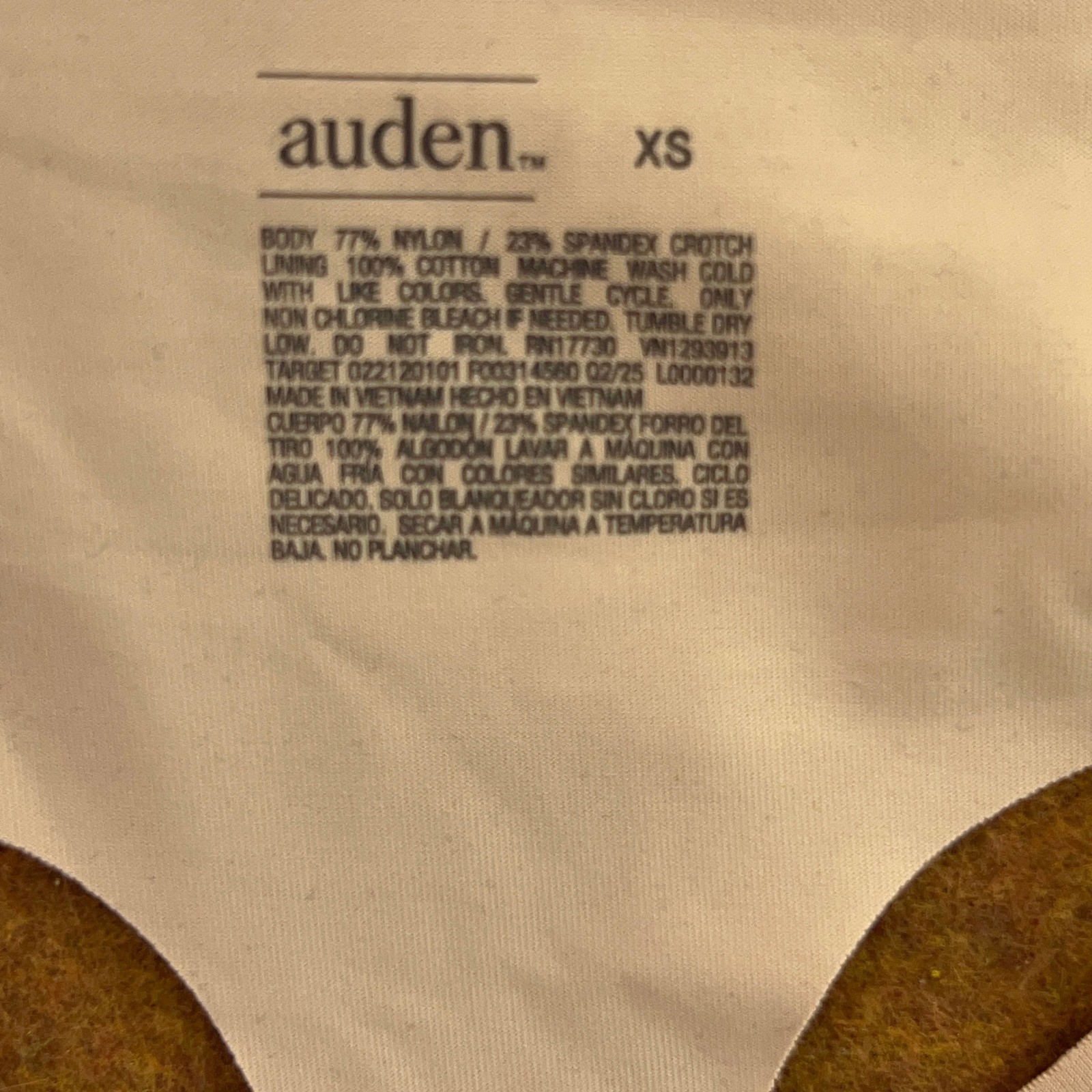 Auden Womens XS Multicolor Seamless Laser Cut Thong Panty 5 Pack New *Flaw