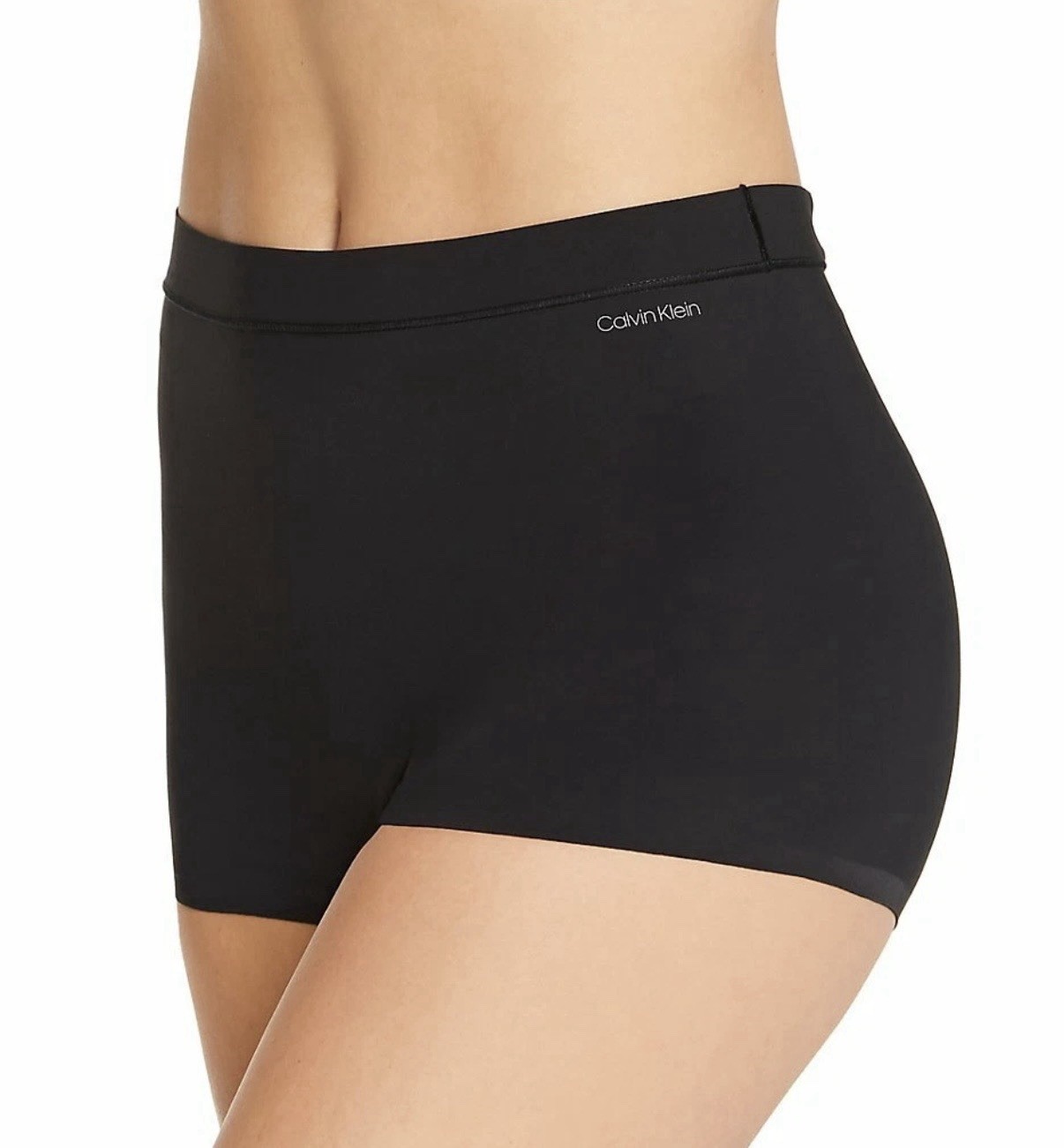 Calvin Klein Women’s Perfectly Fit Flex Black Boyshort Panty QF6366 NWOT Small