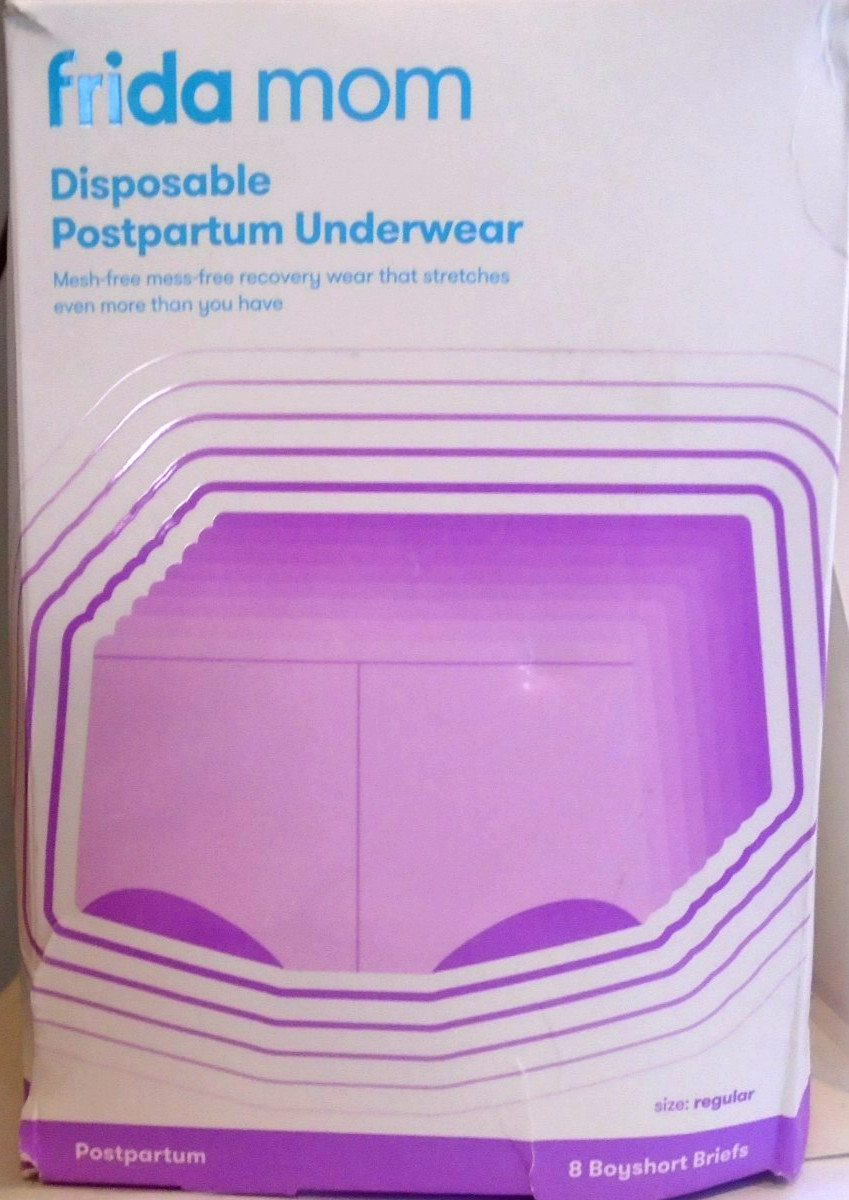 Frida Mom Women’s Disposable Postpartum Underwear – Size Regular – Box of 8