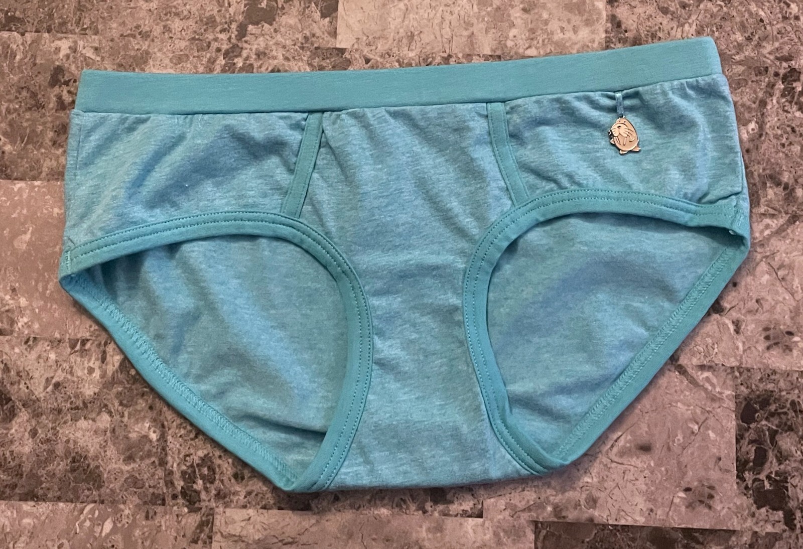 NWT AEROPOSTALE AERO SMALL BLUE WALRUS CHARM VINTAGE RARE HIPSTER PANTIES