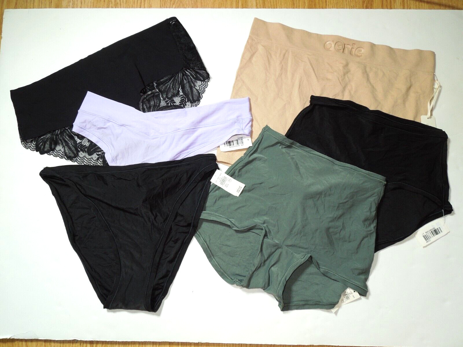 NEW 6pr AMERICAN EAGLE AERIE PANTIES /UNDERWEAR SIZE LARGE/L