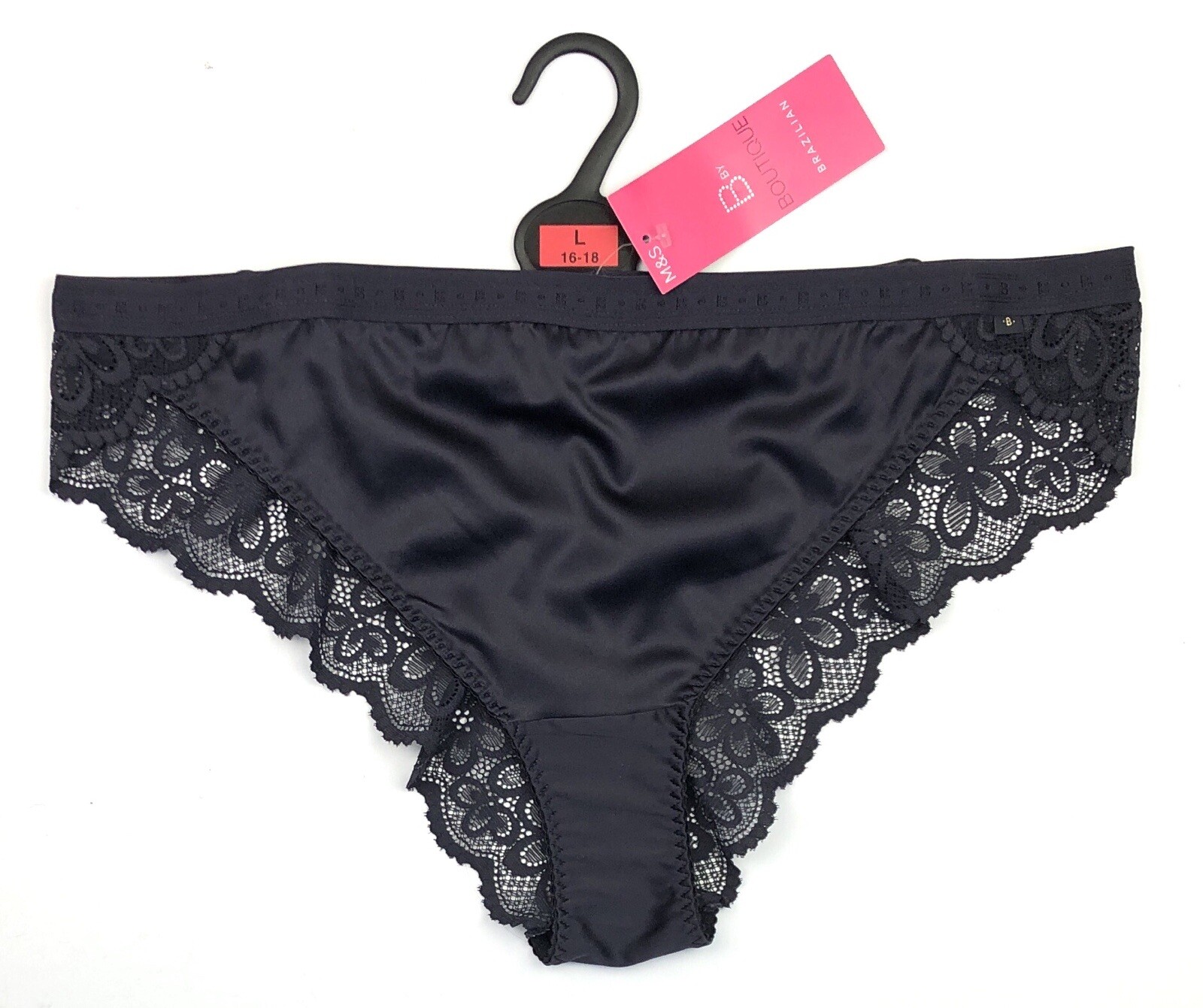 Marks & Spencer Boutique Knickers Large 16 – 18 Carbon M&S BNWT