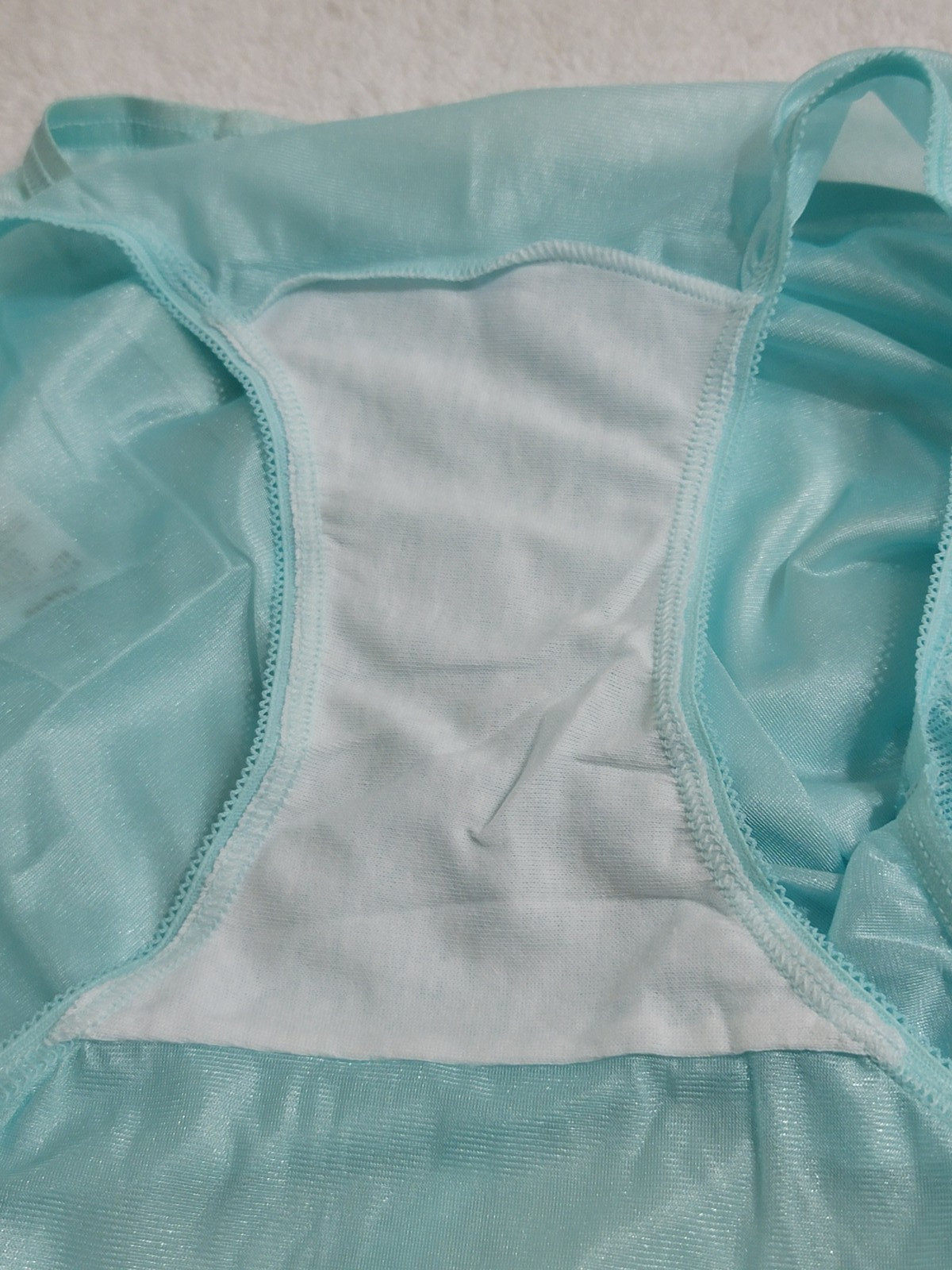 VINTAGE VANITY FAIR SHEER NYLON PANTY STYLE 14801 SZ 11 BLUE LACE NOUVEAU MEXICO