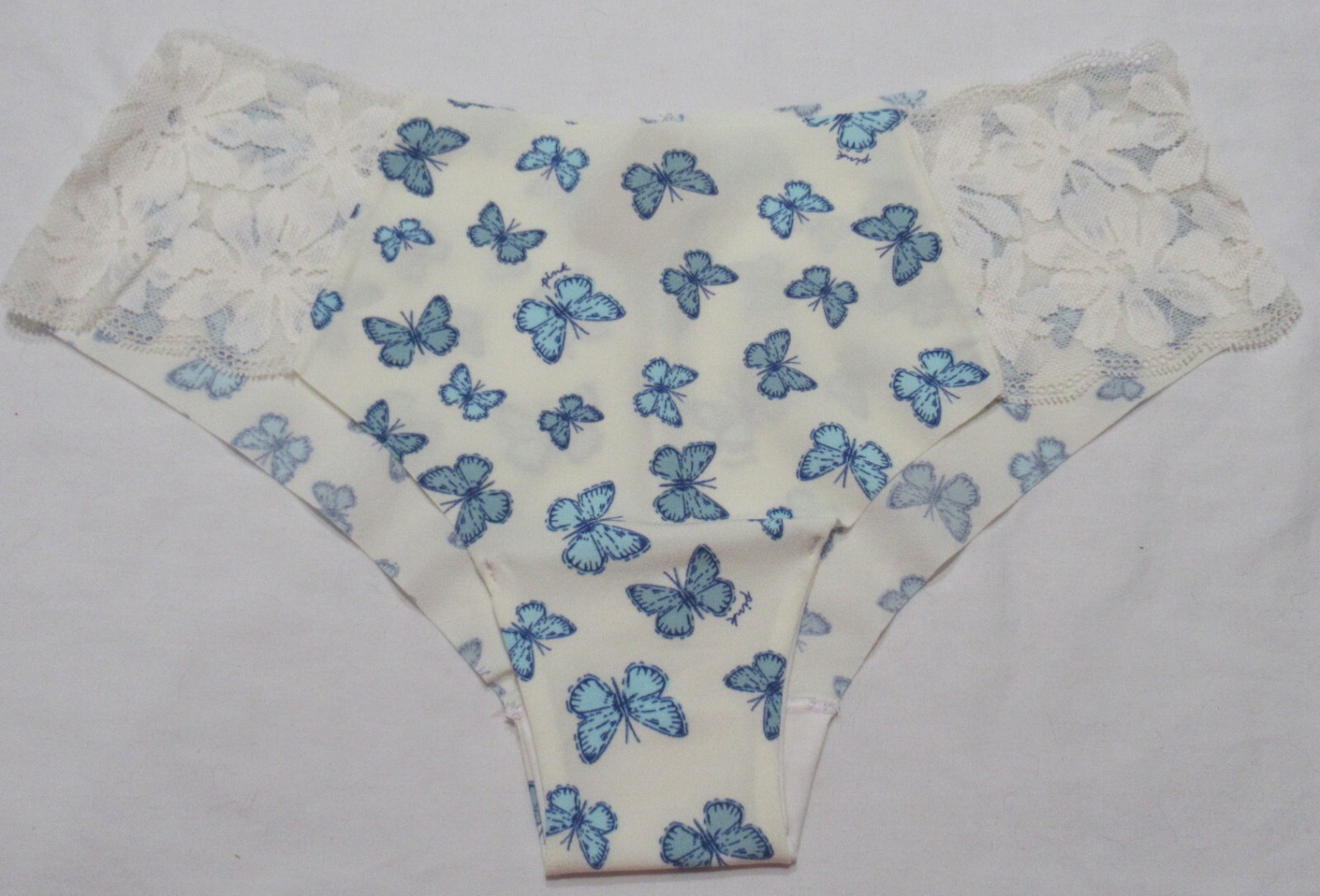 Pink by Victoria’s Secret Panty Underwear NO-SHOW LACE TRIM CHEEKSTER Size Large