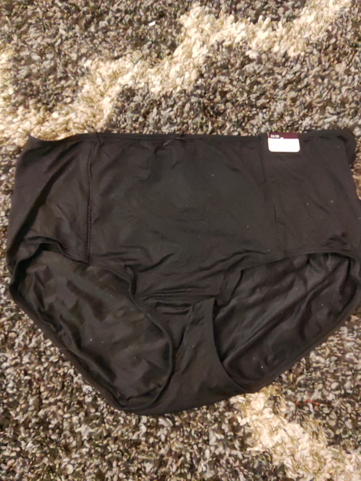 NWT 26/28 Lane Bryant Cacique Nylon Full Brief Premium Panty Black NEW
