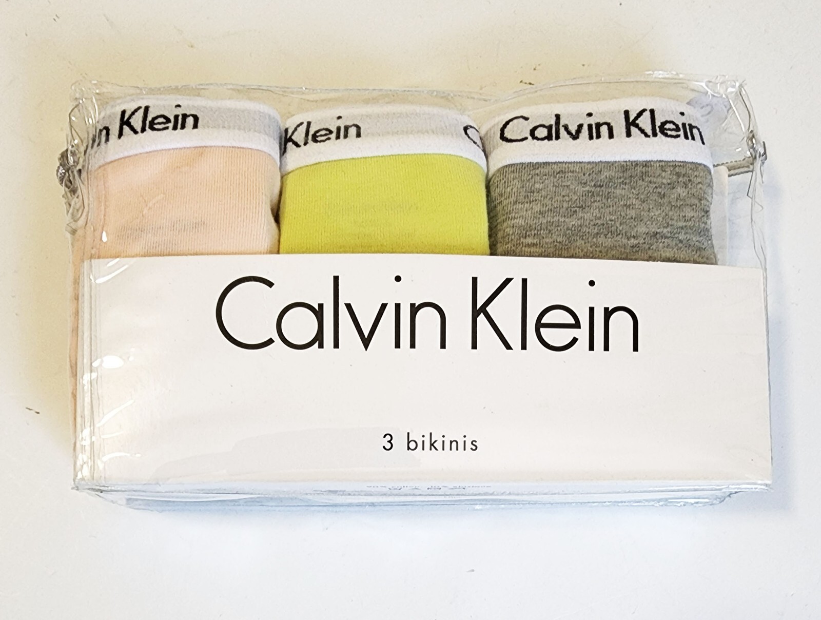 Calvin Klein Carousel Bikini Panty 3 Pack Multi QD3588 Sz M – NWT