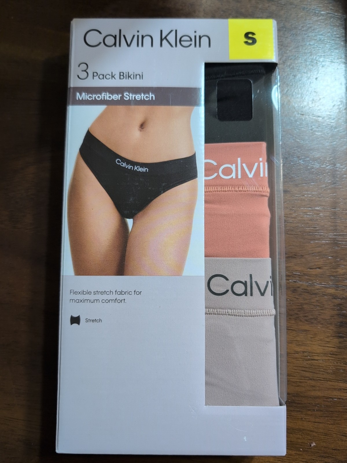 (3 Pack) Calvin Klein Bikini Panty (Grey, Black, and Pink ) FREE SHIPPING!!