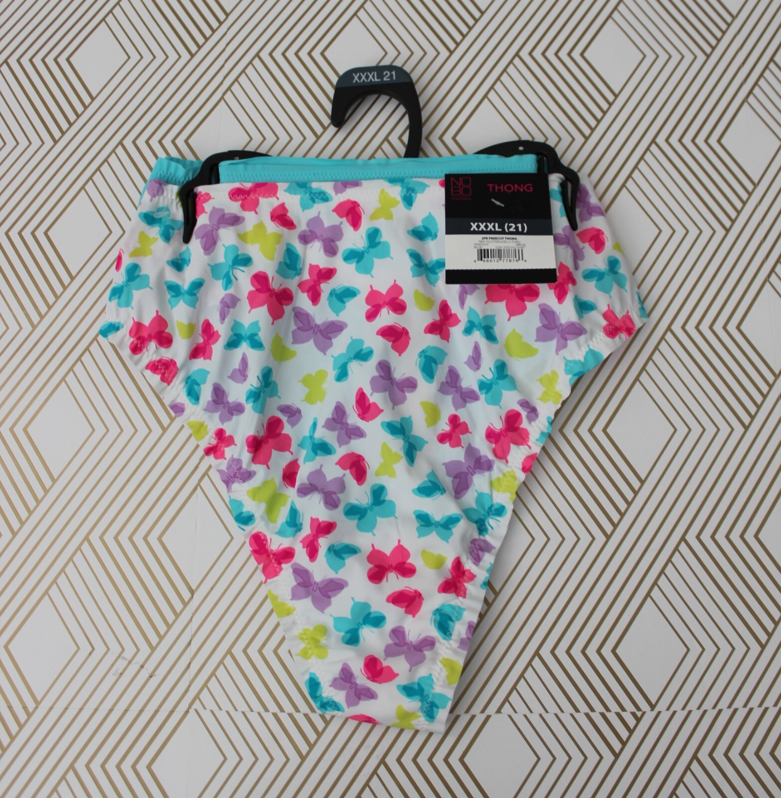 No Boundaries Juniors Freecut Ruffle Thong 2 Pack Multicolor Size XXXL NWT