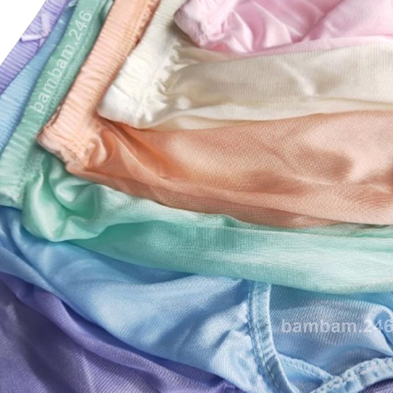 6x Plus Size XL Underwear Silky Soft Nylon Panties Briefs Smooth Breathable High