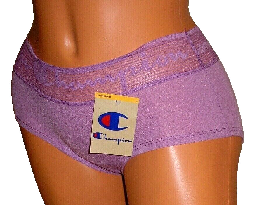 Panties Lingerie Champion Purple Boyshorts Small Adult Gift
