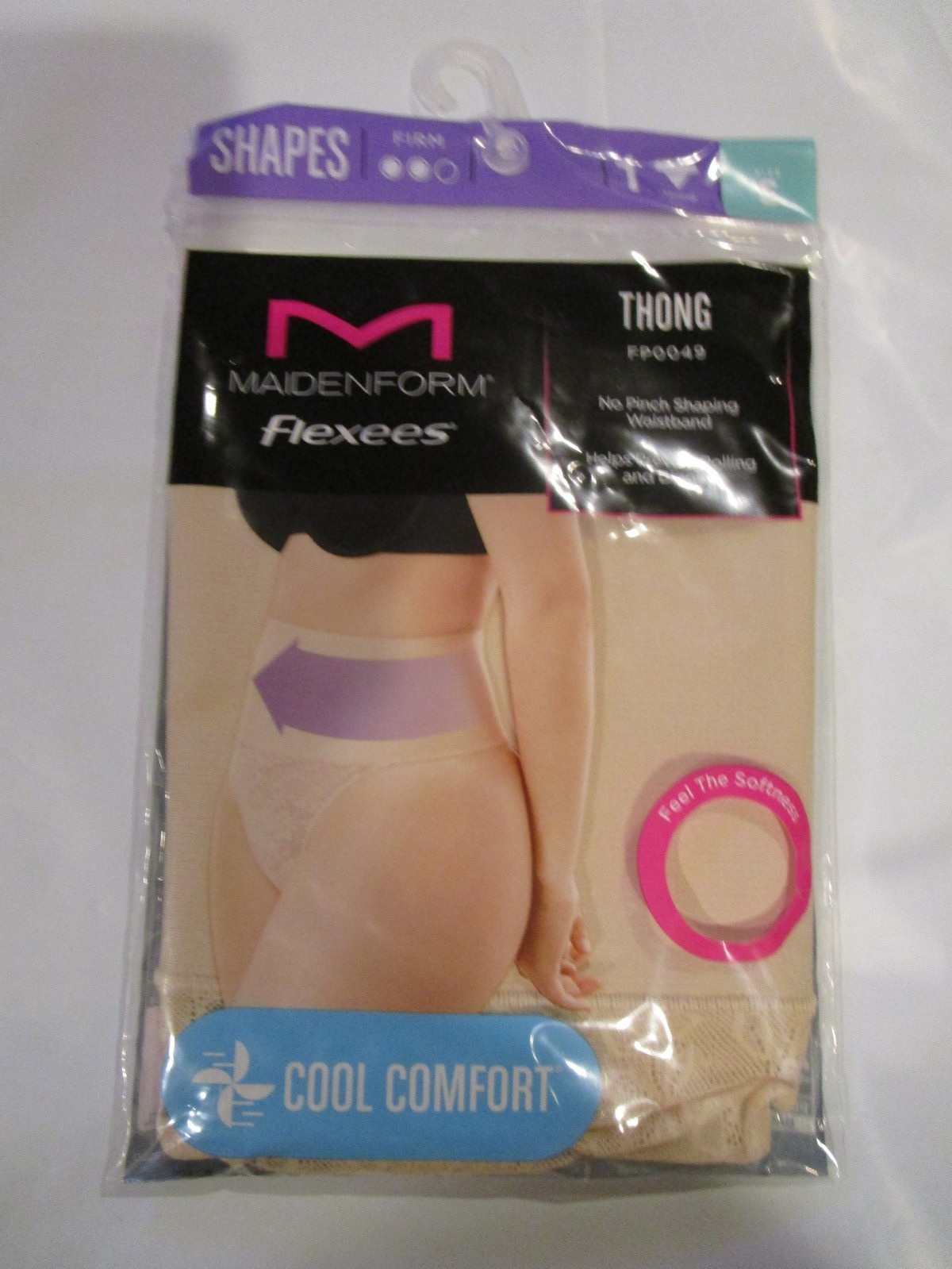 New Maidenform flexees thong panty, size S.