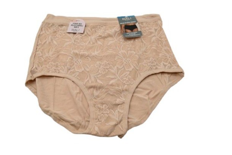 NEW Bali Breathe Lace High-Rise Brief Underwear Size 2XL/9 DFCLBF Full Coverage