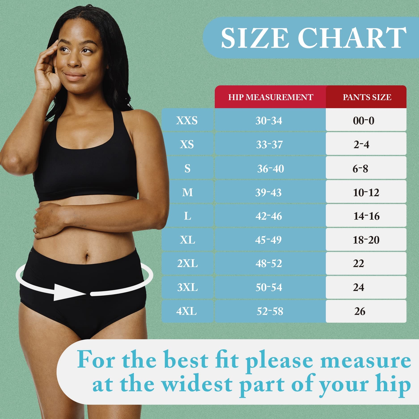 Period Underwear for Women High Waist Brief Menstrual Panties for Adult Teens…