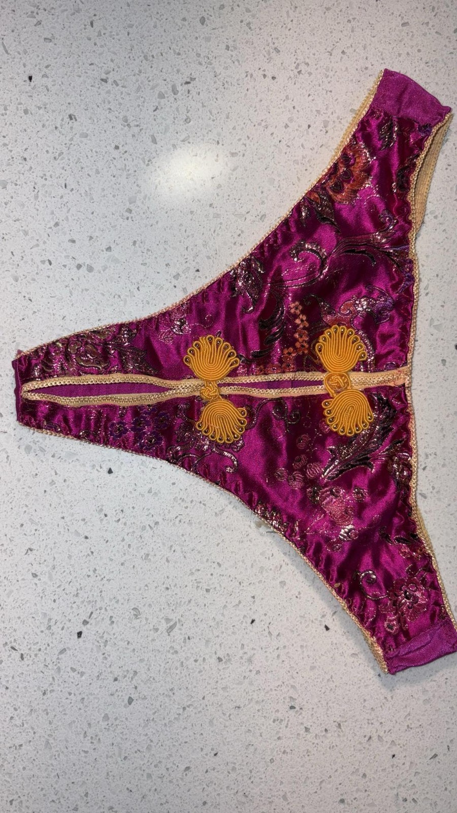 by SENSUAL MYSTIQUE SATIN BIKINI PANTIES sz XL