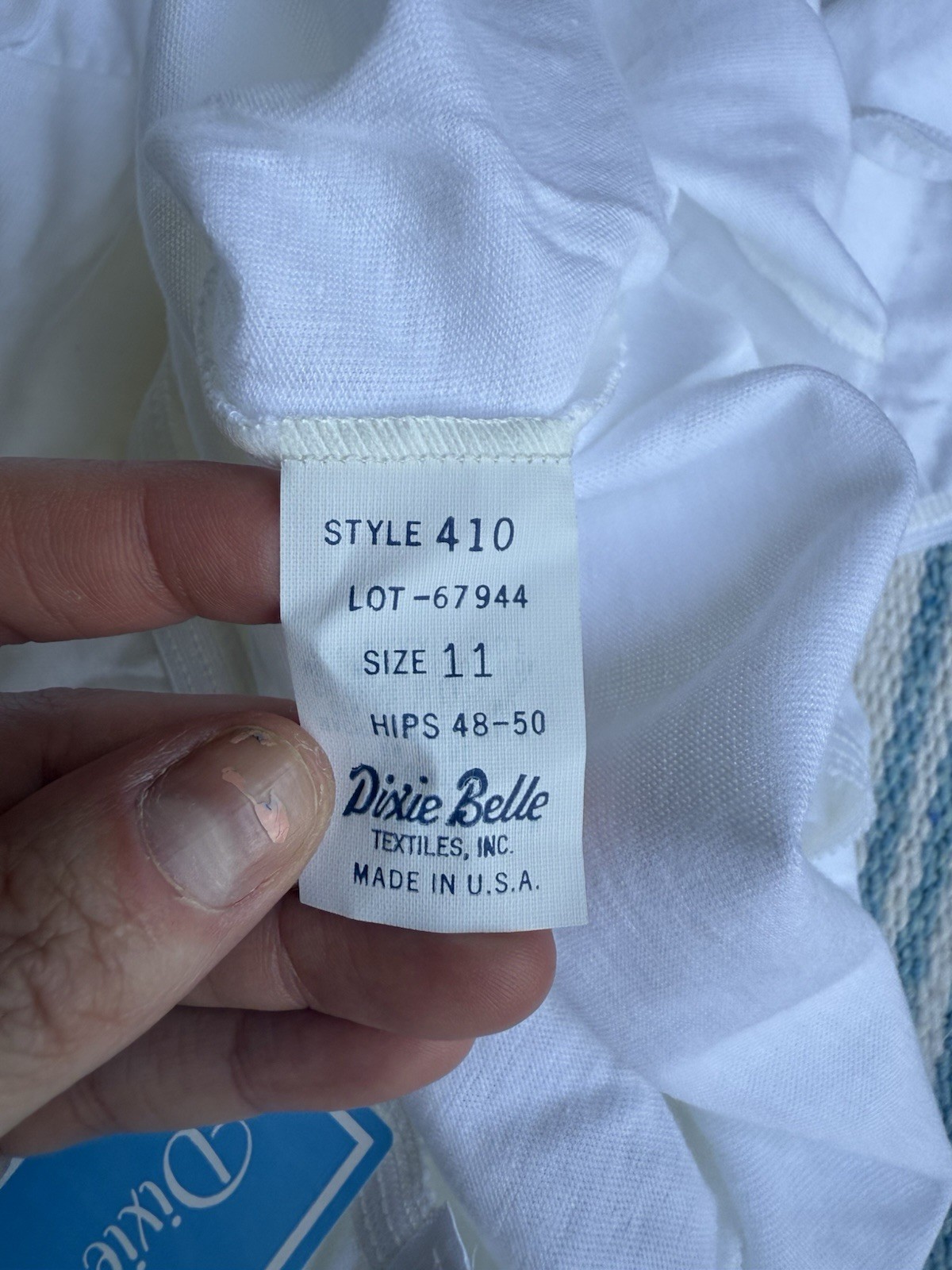 dixie belle panties Size 11 White Cotton Style 410 New With Tags Set Of 3