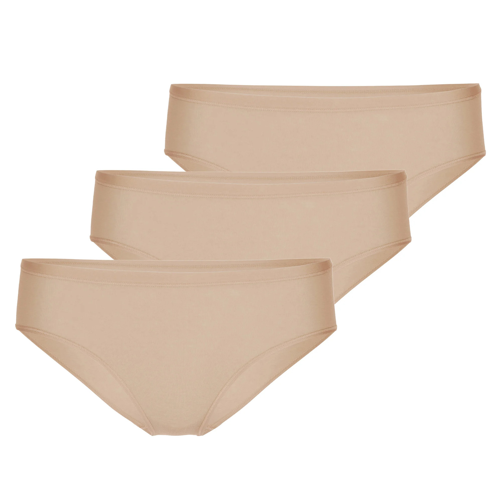 CALIDA Women’s Brief 3 Pack – Natural Comfort, Regular Cut, Solid Color