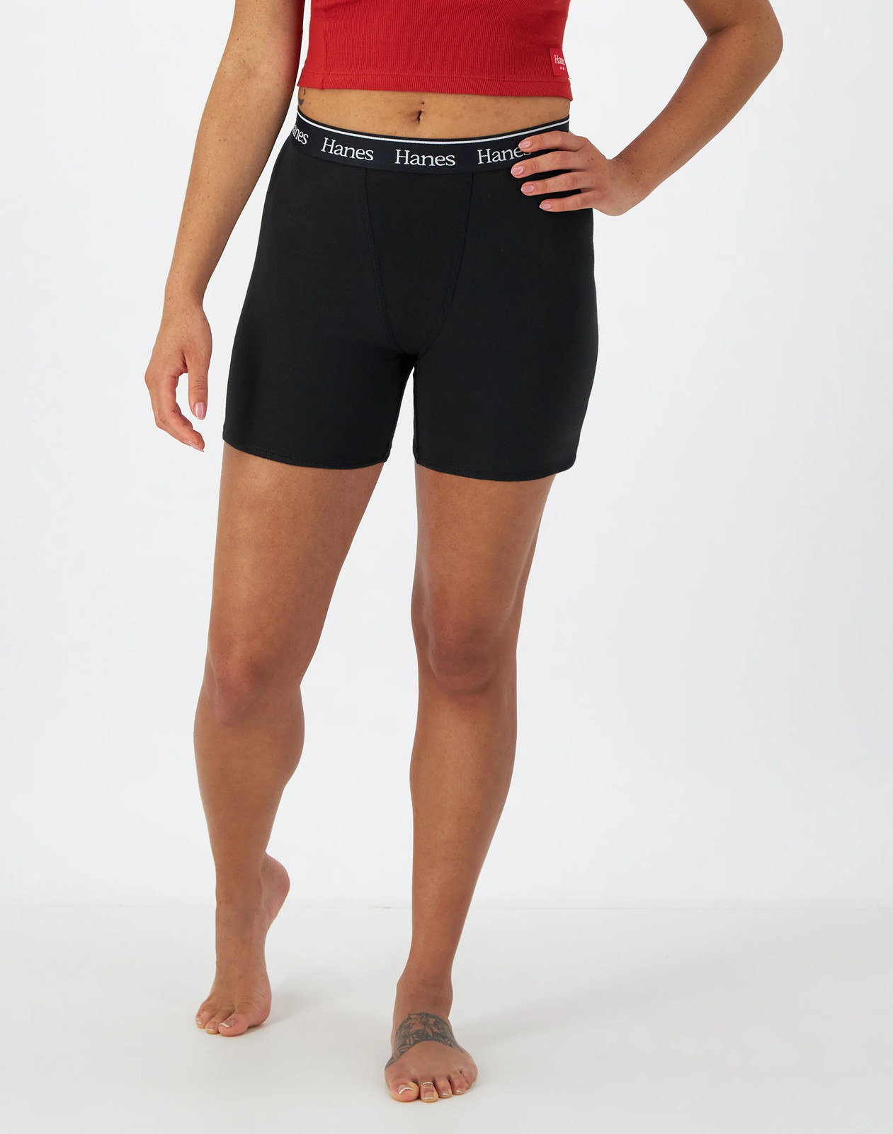 Hanes Originals Comfywear Women’s Boxer Shorts