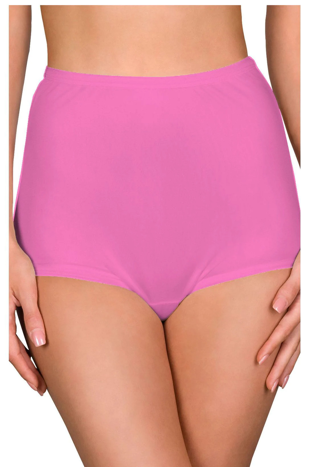 Shadowline Panty Nylon Full Brief Women’s Underwear Covered Elastic 17032