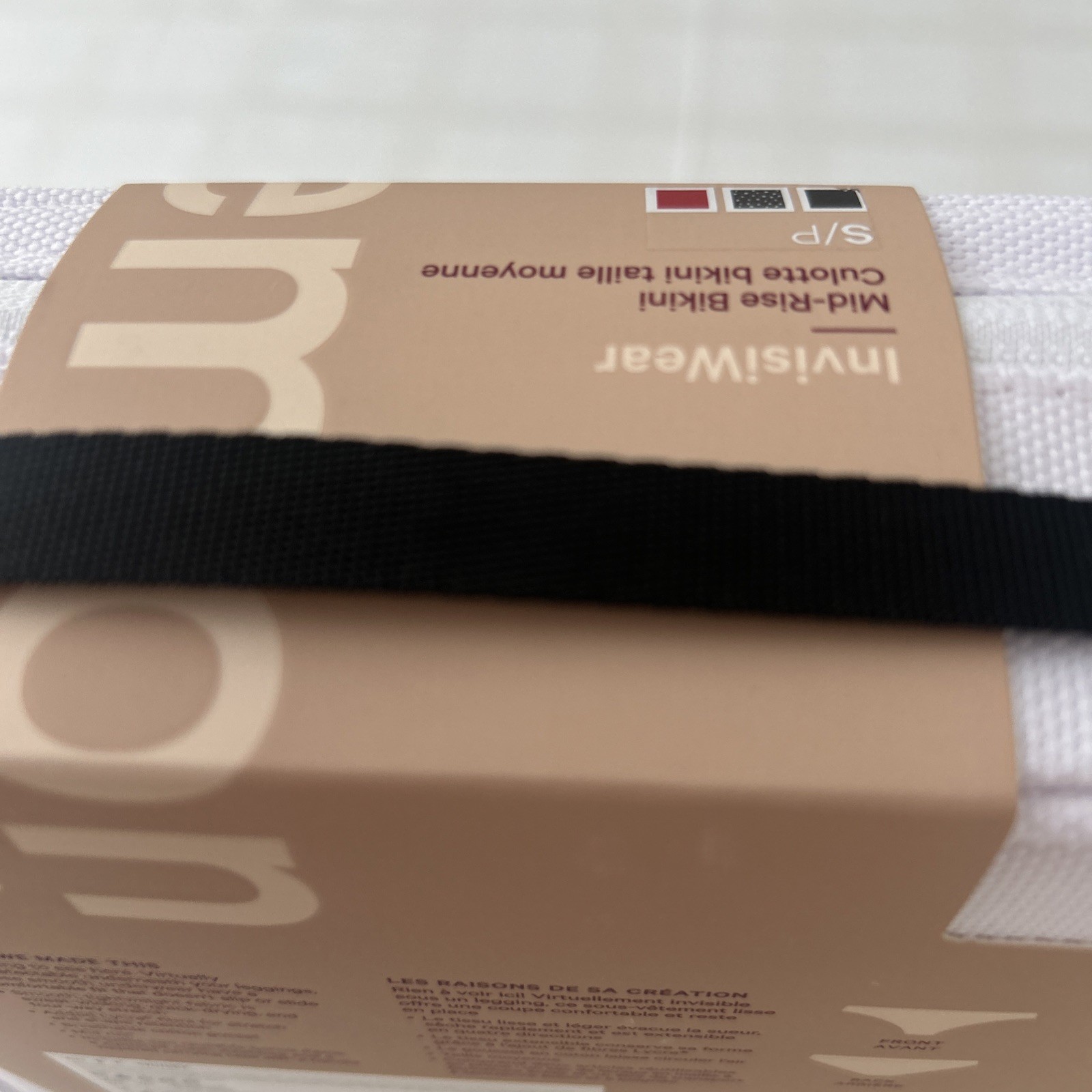 Lululemon Bnwt Invisiwear Mid Rise Bikini Set 3 Pack With Washbag (S/P)