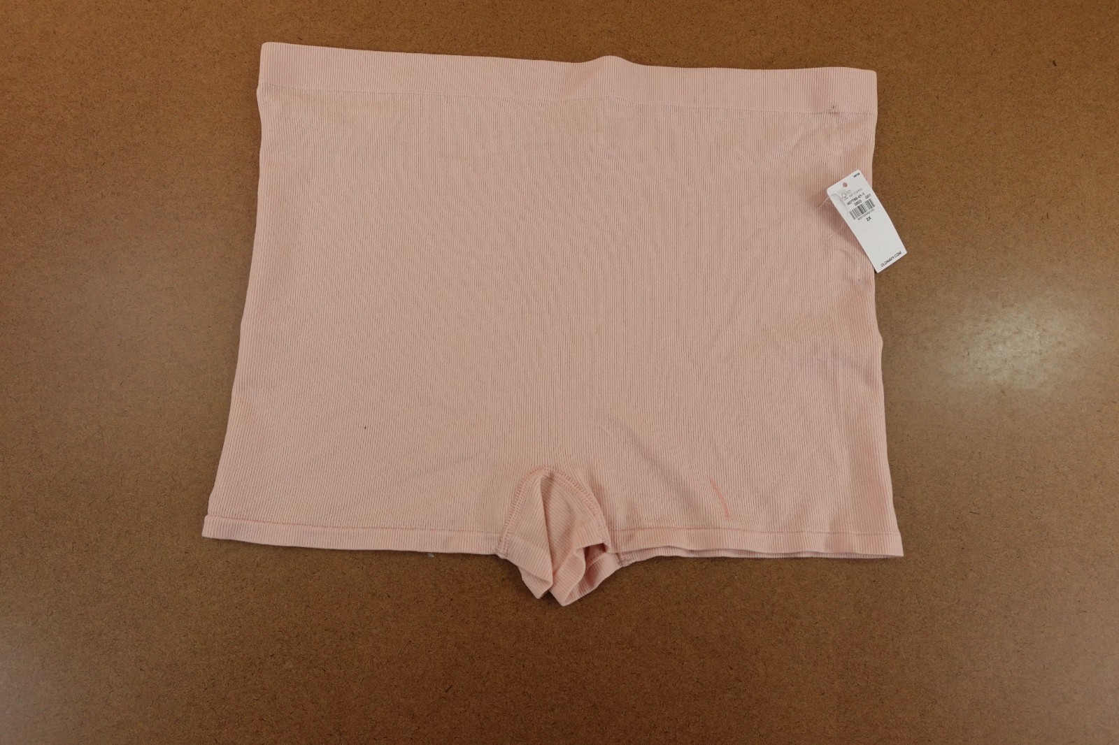 Old Navy Womens Size 2X Pink Mid-Rise Seamless Ribbed Boyshort Panty NWT