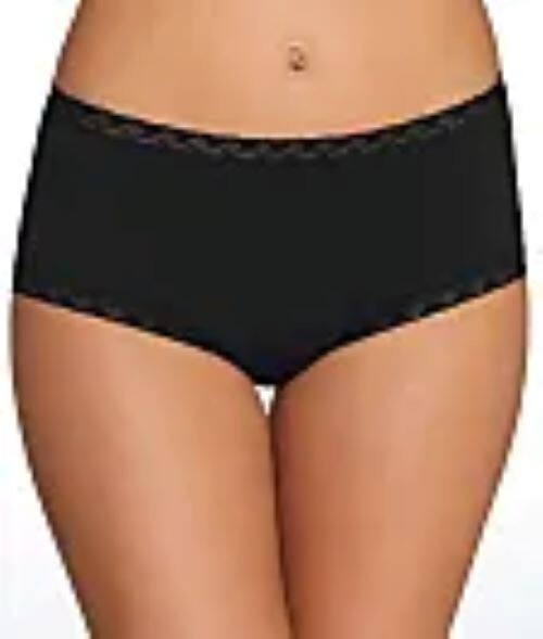 NATORI Bliss Pima Cotton brief Black Style #755058 Size M