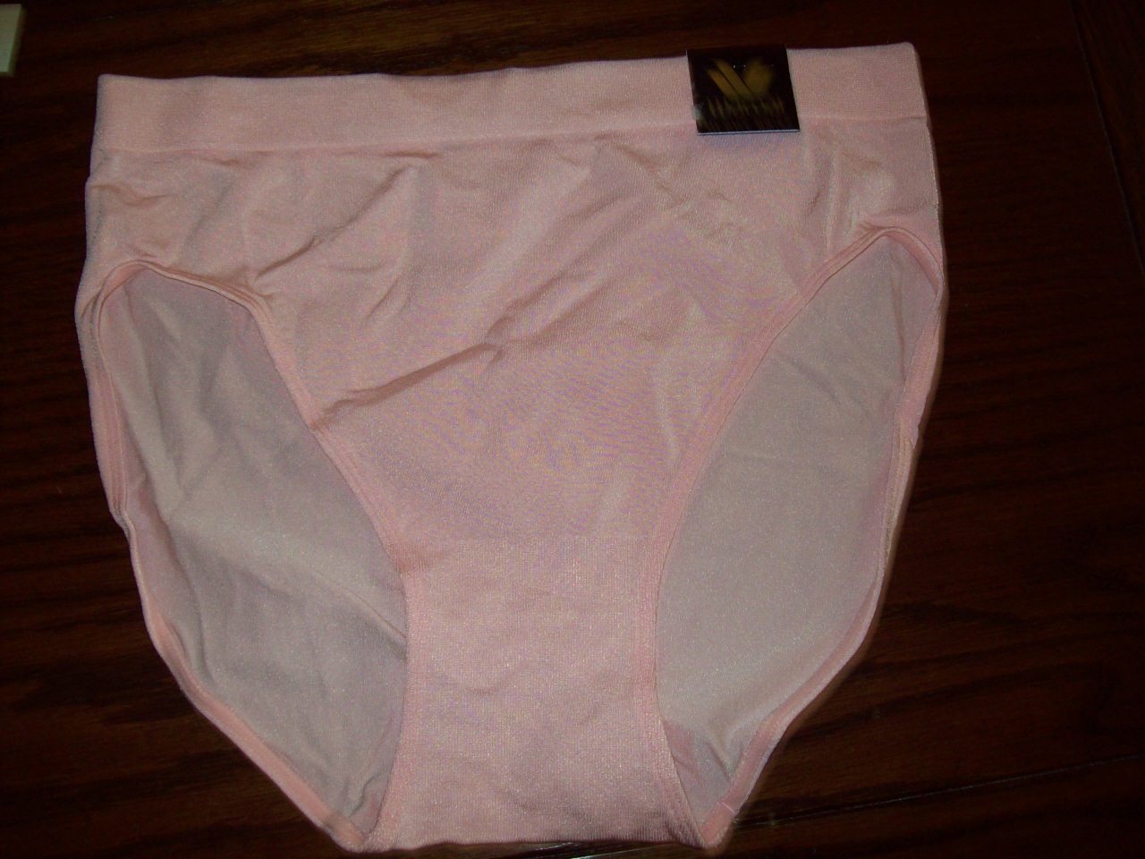 NWT WACOAL B-SMOOTH NYLN/SPANDX HI-CUT BRIEF PANTIES ROUCHED 834175 680 PINK XL
