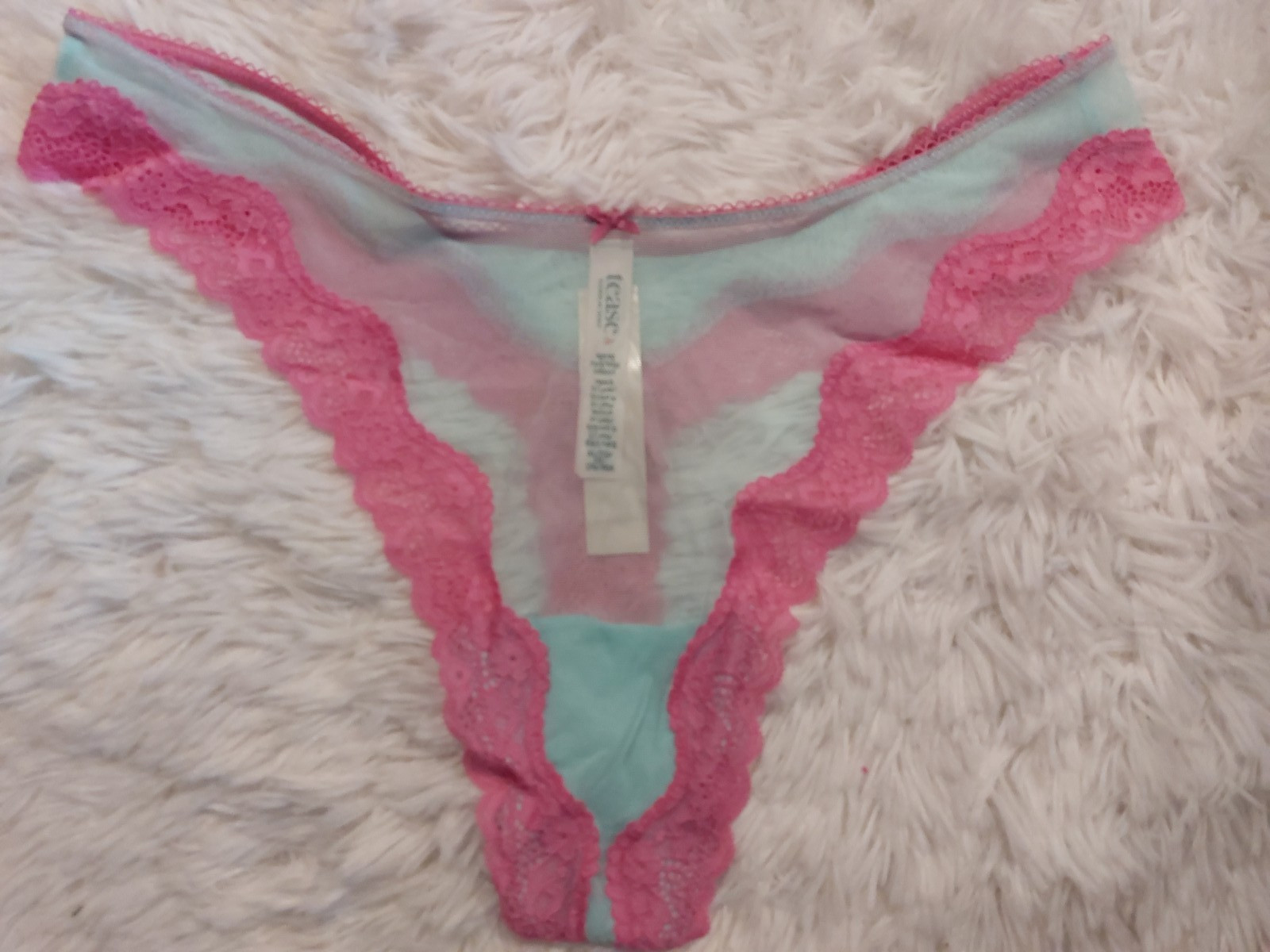 NWT Victoria’s Secret Tease High-Leg Scoop Thong Panty XLarge (512)