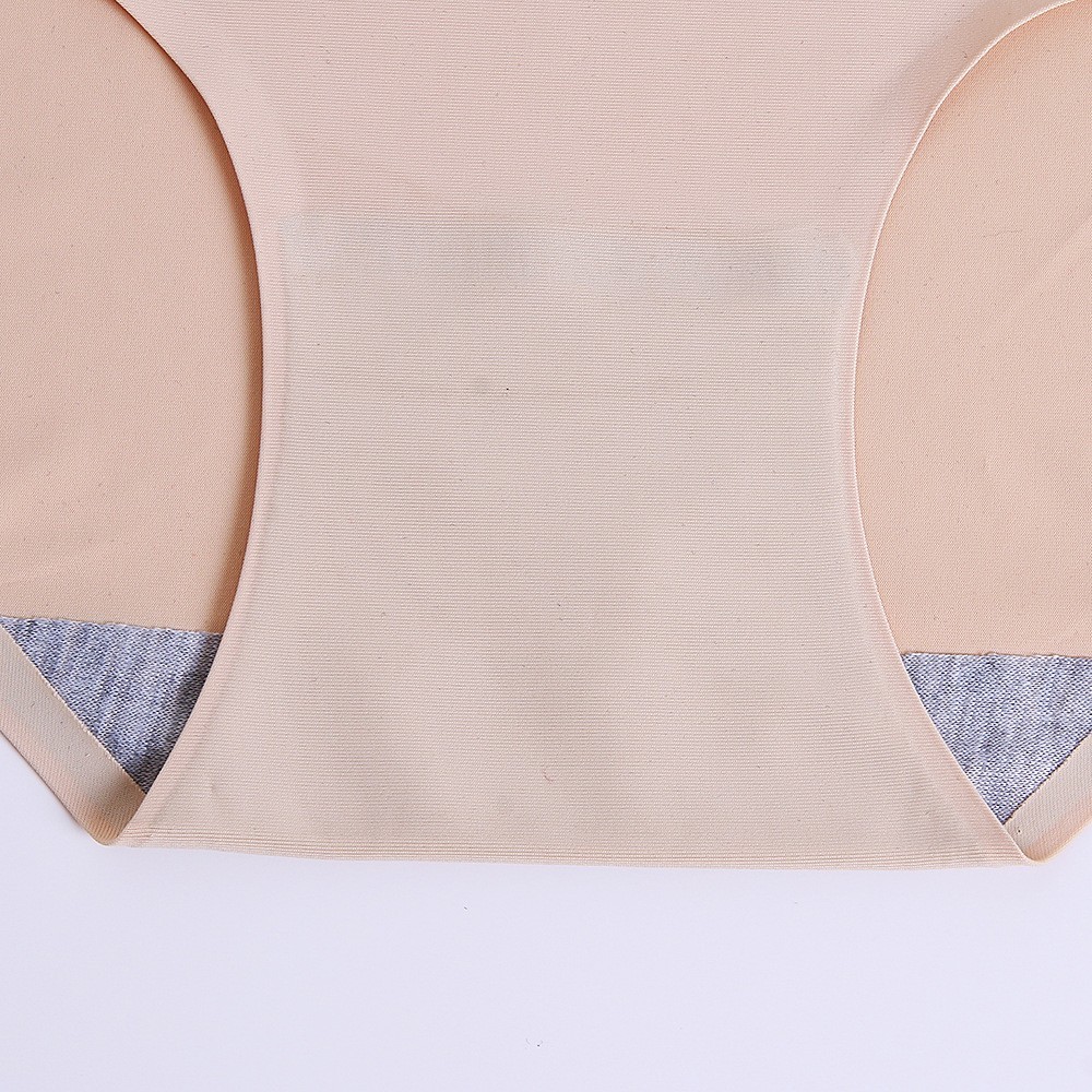 3 Pack Plus Size Ice Silk Seamless Bikini Panties – Solid Breathable Underwear